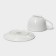 Coffee steam porcelain Magistro la Perle, 2 objects: a cup 100 ml, a saucer d = 11.5 cm, white color