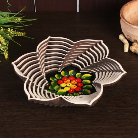Sukharnitsa "Berries", six -pointed, d = 20 cm