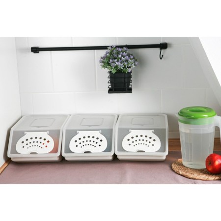 Dilan vegetable container, 7.6 l, 32.3 × 22 × 14.8 cm, beige color-6