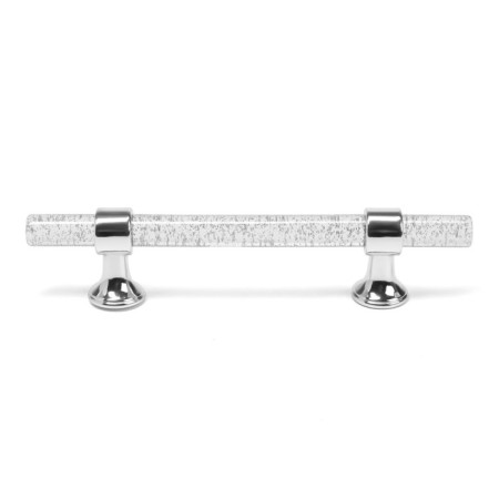 Cappio pk106 bracket handle, m/o 96 mm, d = 12 mm, plastic, transparent/chrome color-1