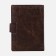 Male purse on the button, 3 in 1, for auto documents, passports, cards, bills, brown color