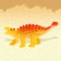 Animal set "World of Dinosaurs", 6 figures, map