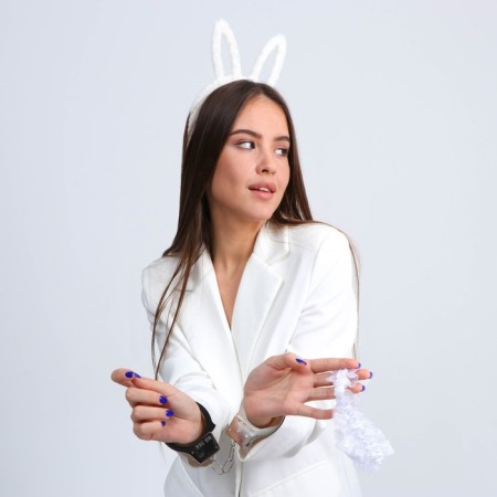 Carnival set "I am your bunny", rim, handcuffs, bandage-1