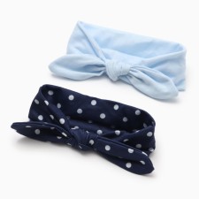 A set of bandages on the head of the baby I “leaflets” blue/blue peas, rn 48, 1.5-3 years