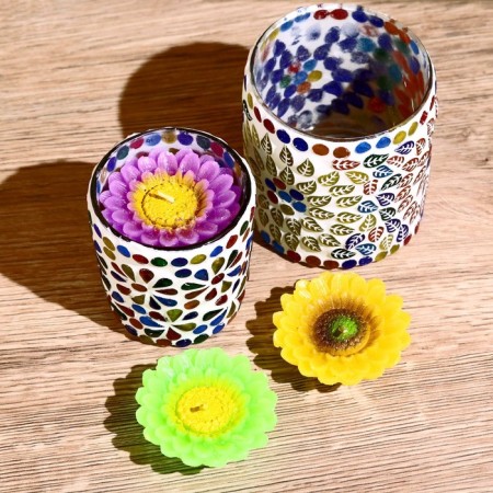 Set of candles "Sandal + jasmine" 5 pieces-4