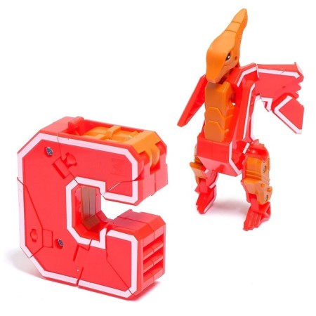 Dino-Bukva robot, transforms into a dinosaur, mix-15