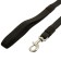 Kaponnoye Zononic leash with latex thread and reinforced carbine, 5 m x 2.5 cm, black
