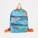 Baby backpack on lightning, blue color