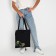 Bag Schoper "Hands" 35x0.5x40 cm, Department without lightning, without lining, black