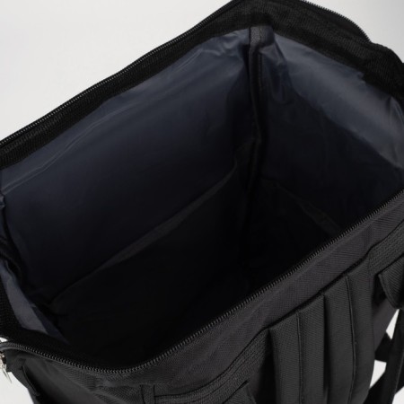 School textile school “On the Riva”, with a pocket, 25x13x38, black-7