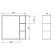 Cabinet-mirror Asti 70, 15 x 70 x 70