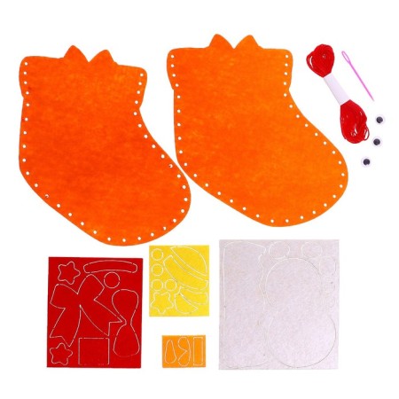 Set for creativity "Application Fetr", a snowman-2