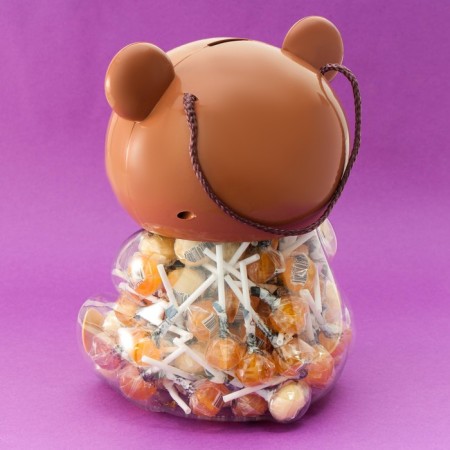 Caramel "Bear" in a bank bank, 10 g-1