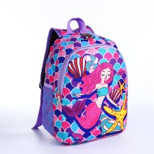 Baby backpack on lightning, purple color