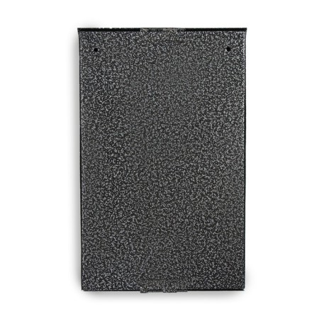 Mail box with a lock, vertical, silver-9