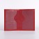Passport cover, embossing, red glossy color