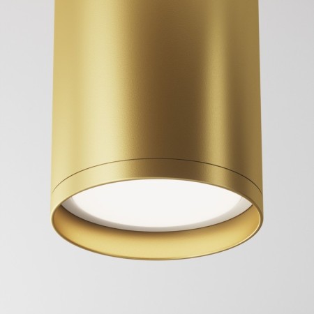 Technical C052CL-01MG, 1xGU10, 10W, 5.2x5.2x10 cm lamp, matte gold.-2