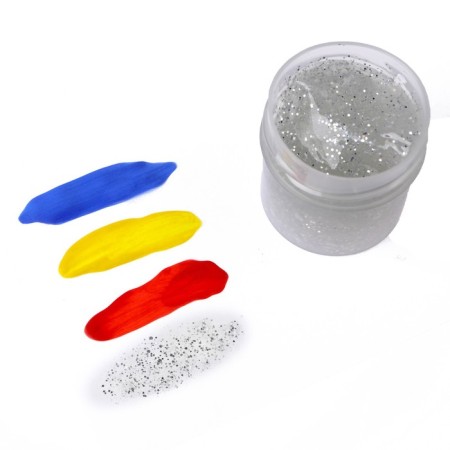 Gouache 7 colors + 2 colors with sparkles (gold, silver) 20 ml, PAW PATROL, Caramel-3