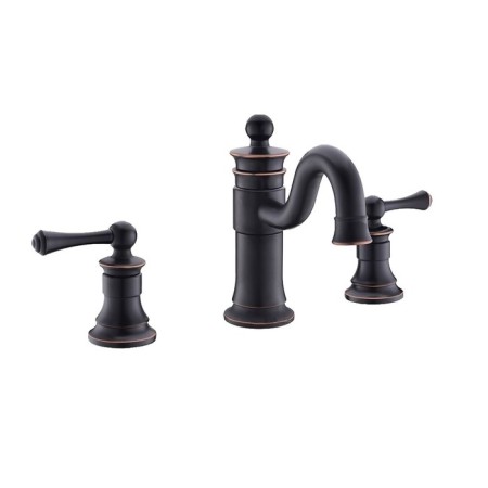 Timo ADELIA 6021/04F sink mixer, two -wound, black antique