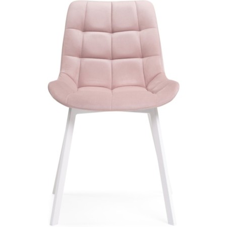 SHELS on a metal frame Chelsea Metal/velor, white/pink 49x60x80 cm-1