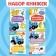Set with stickers "Funny Halfs", Blue Tractor
