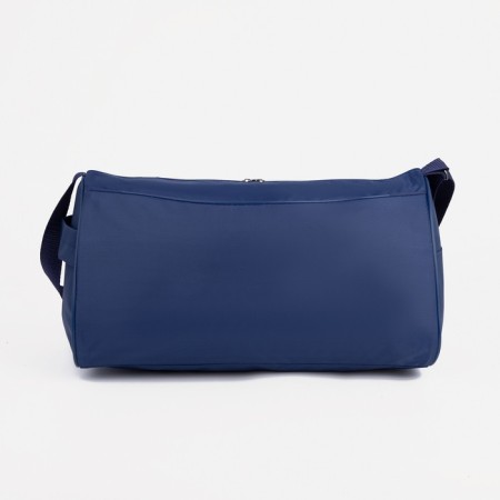 Sports bag on lightning, adjustable belt, blue color-1