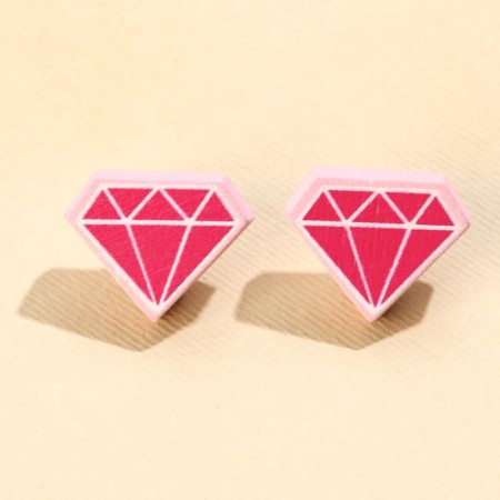 Earrings "Be in trend" 6x9 cm-2