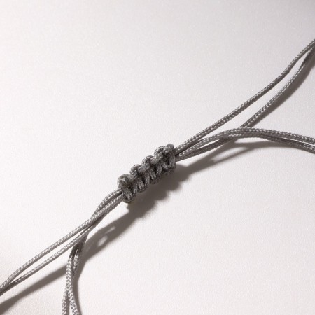 Dream bracelet is happiness, gray color, d = 6 cm-3