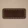 Donce for a bag, rectangular, 18 × 8 cm, brown color