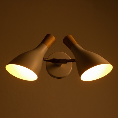 Sconces "Morocco" 2he27 40W white 25x15x38cm-2