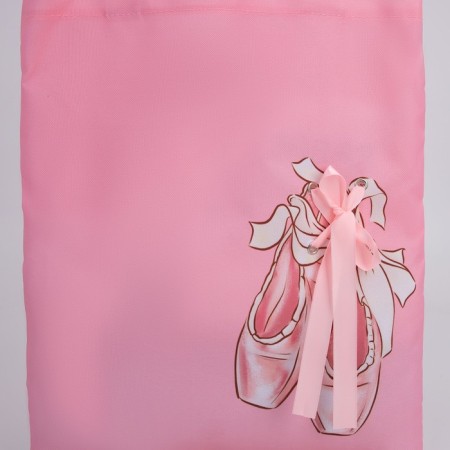 Shoper "Poins", 35 x 0.5 x 40 cm, with tape, pink color-5