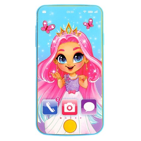 Musical phone "Princess", sound, pink color, mix-3