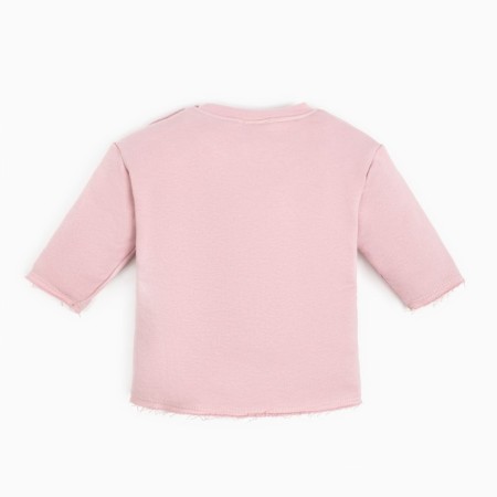 Baby sweatshirt I Flower, height 68-74 cm, pink-4