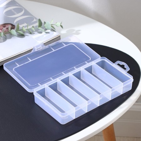 Organizer for storage, 6 cells, 21 × 10.5 × 3.5 cm-1