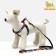 The ammunition set is two-layer, size S, leash 120 x 1 cm, Osh 24-38 cm, OG 29-41 cm, multi-colored
