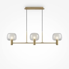 Suspension lamp Maytoni Mod411PL-03G, 3CHE14, 60W, 104x18x154 cm, color gold