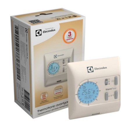Electrolux ETA-16 thermal regulator, electronic, 16 A, 3600 W, floor sensor-1