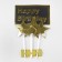 Topper "Happy Birthday", set of 4 pcs.