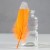 Orange with silver