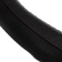 Torso steering wheel, genuine leather, size 38 cm, perforated insert, black