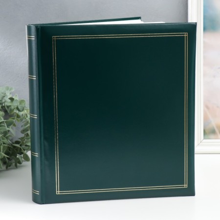 Photo album traditional on 30 sheets 29x32 cm green