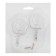 One -rod hook for curtains Cappio KC117, chromium color, 2 pcs