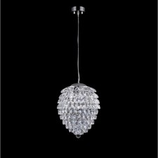 Suspended lamp Crystal Lux, Charme 1373/204, G9, 4x40 W, 31x25x25 cm, color chromium
