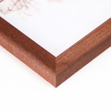 Photo frame pine С14 01/6 wenge 10x15 cm (plastic screen)-3
