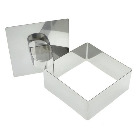 Culinary form "Square", 10x10x4 cm, with a press-3