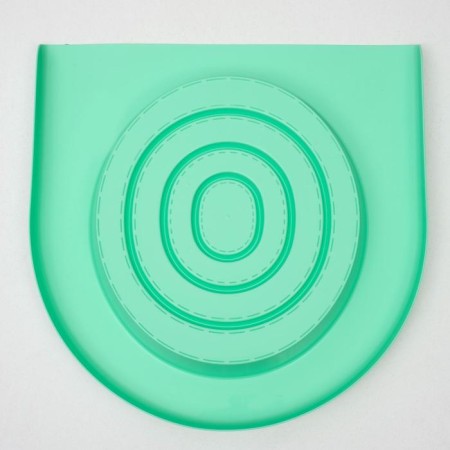Toilet for teaching cats to a toilet 39.2 x 38.7 x 3 cm, light green-2