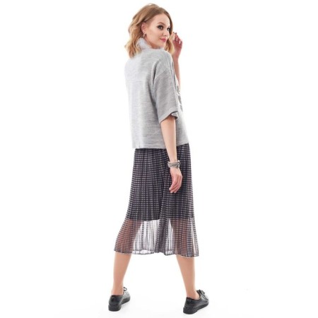 Female jumper, size 44, gray color-8