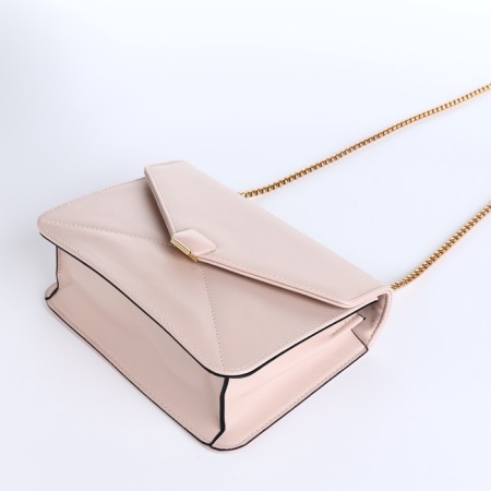 Women's bag on a magnet, small size, beige color-6