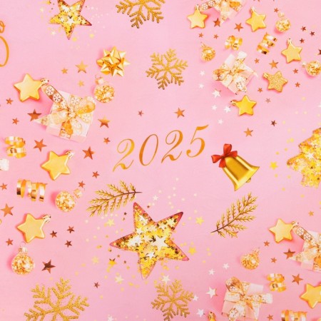 Packaging paper "delightful New Year", gloss, bilateral, 70 x 100 cm-4