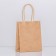 Craft bag without printing, round handle, 15 x 11 x 6 cm, 120 g